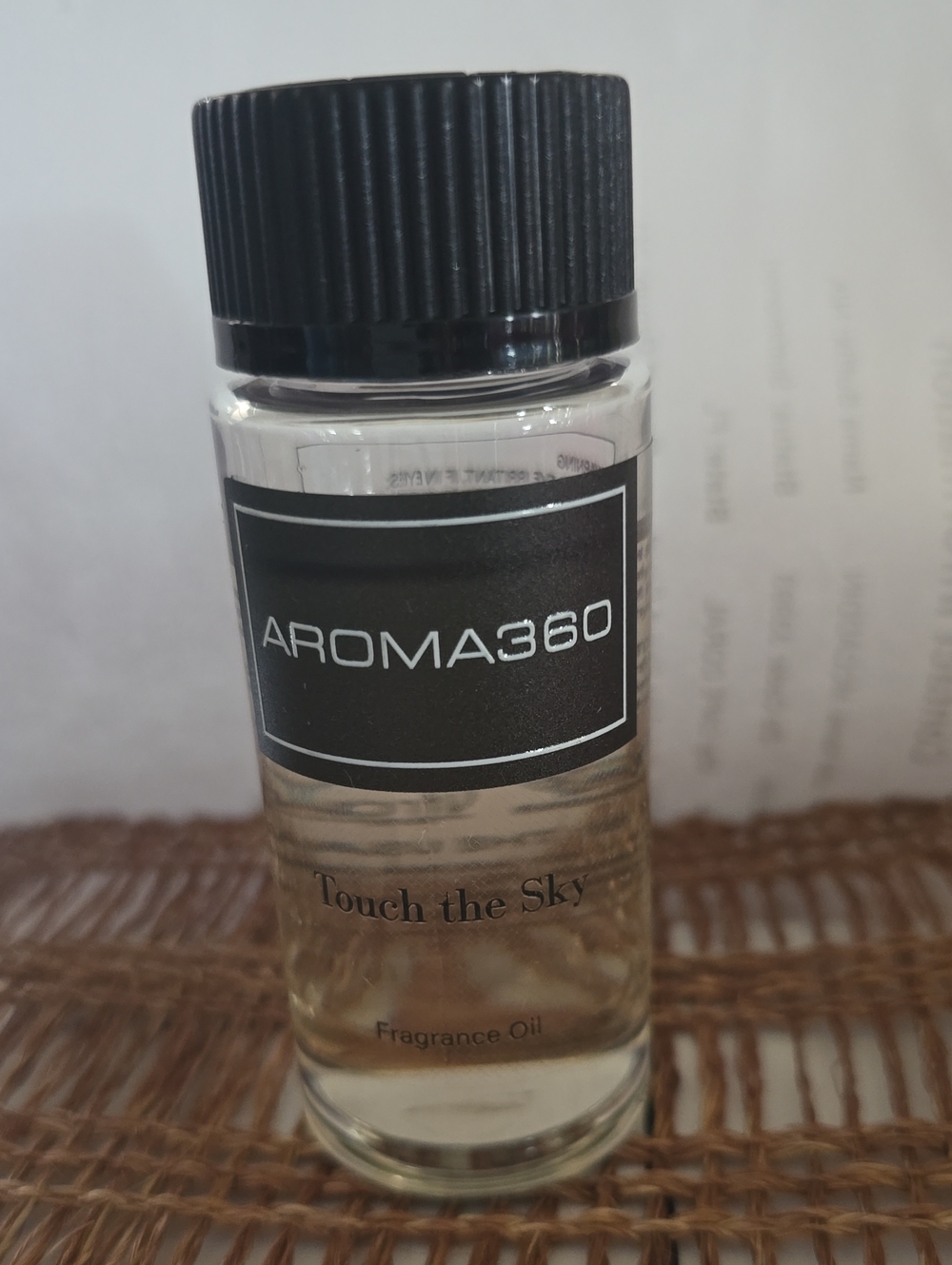 Hotel Collection Aroma360 Fragrance Oil Bottle - Black and Clear